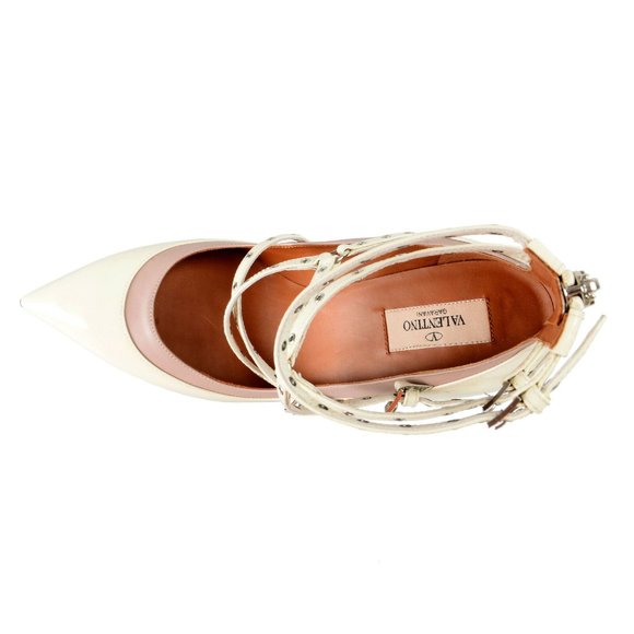 Valentino Garavani Women's Off White Pumps Shoes - Picture 7 of 8